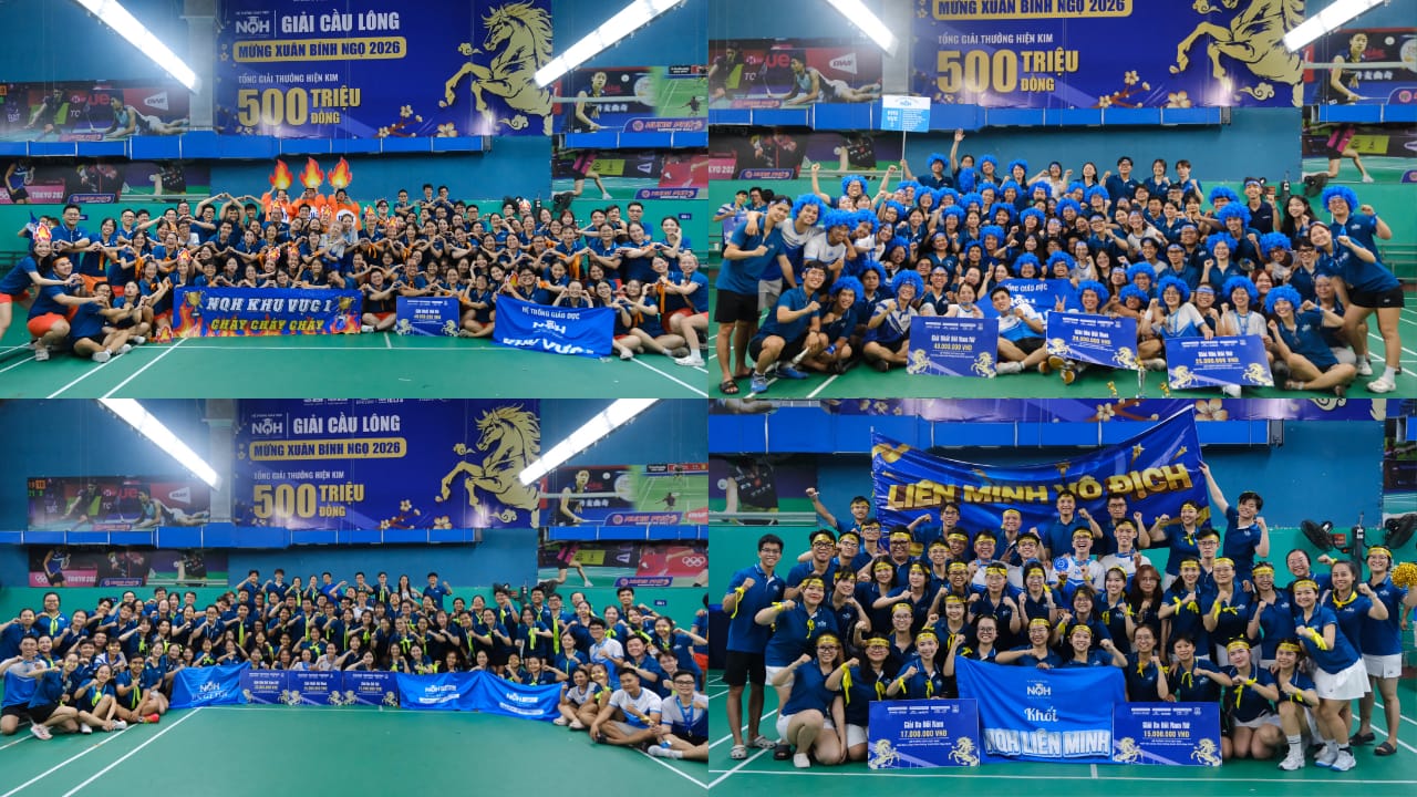 giải cầu lông và pickleball