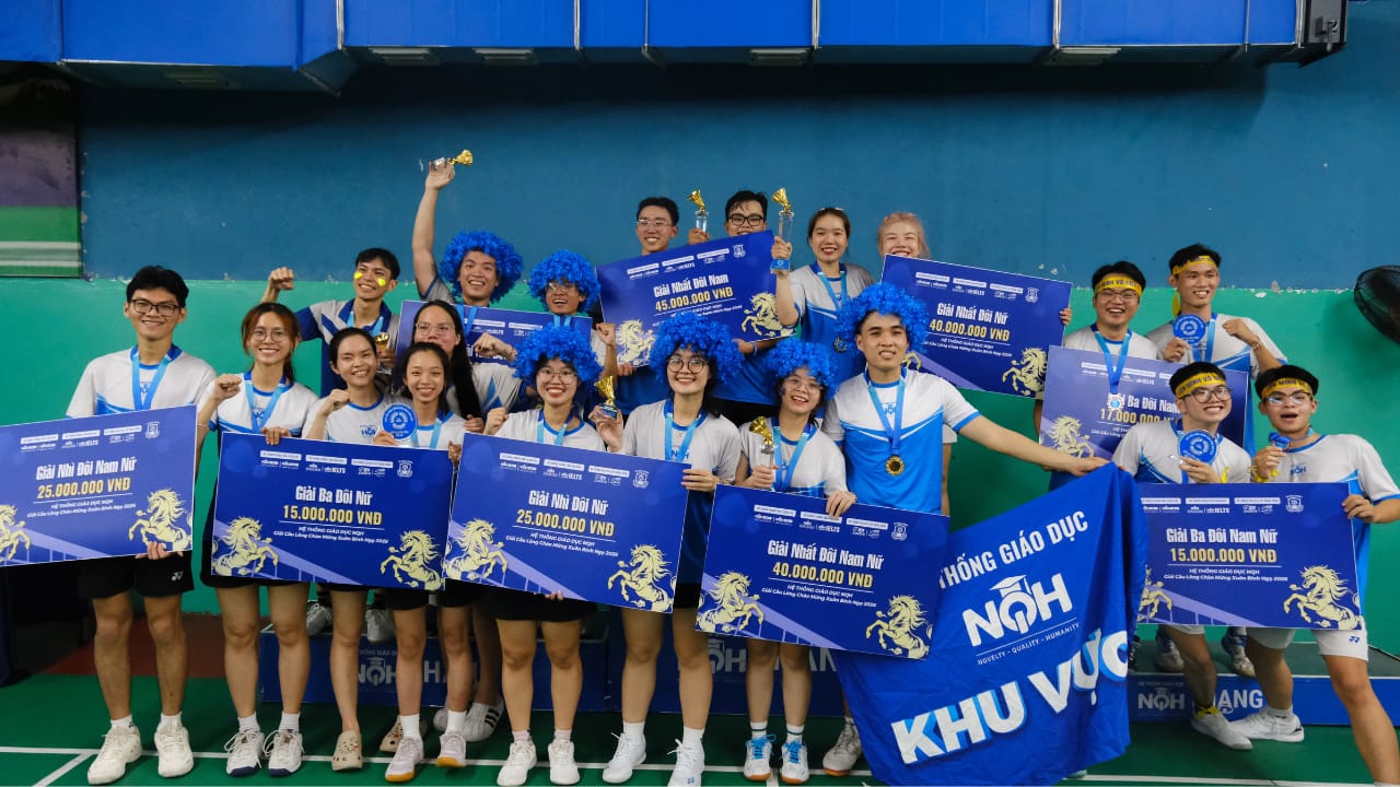 giải cầu lông và pickleball