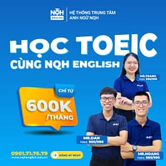 học tiếng anh toeic tại NQH English học tiếng anh toeic tại NQH English
