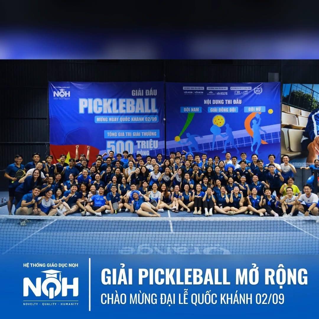 Giải đấu Pickleball NQH - NQH English 2